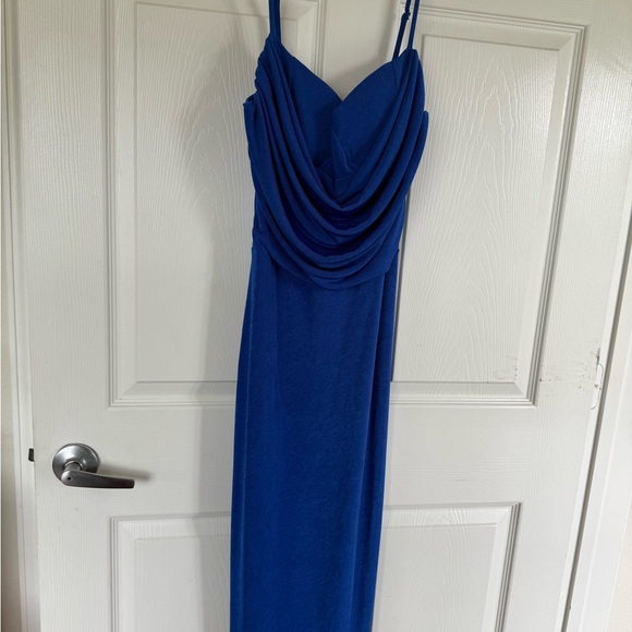Cobalt Blue Wedding Guest/Formal Dress - Picture 3 of 4